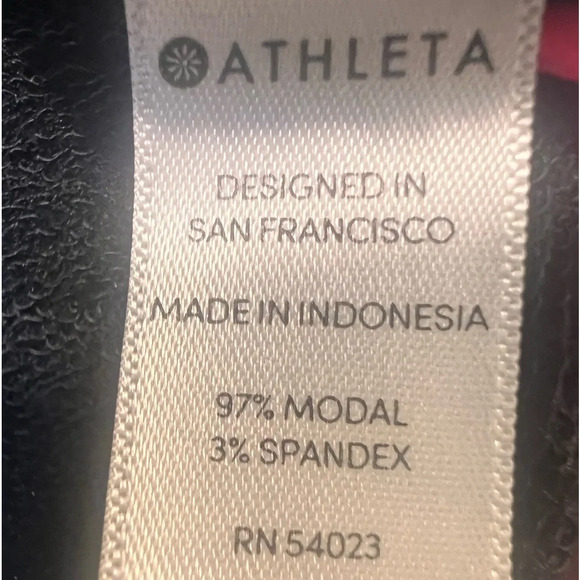 Athleta‎ Black Nirvana Twist Front Clarity Sweatshirt. Size Small. - Picture 7 of 9